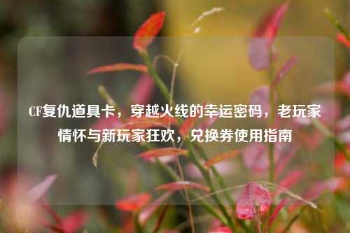 CF复仇道具卡,穿越火线的幸运密码,老玩家情怀与新玩家狂欢,兑换券使用指南