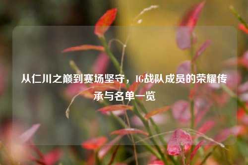 从仁川之巅到赛场坚守,IG战队成员的荣耀传承与名单一览