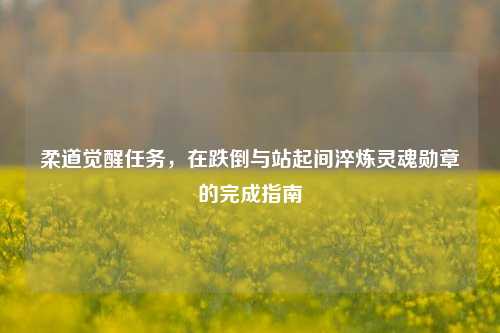 柔道觉醒任务,在跌倒与站起间淬炼灵魂勋章的完成指南