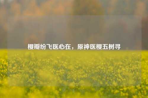 樱瓣纷飞医心在,原神医樱五树寻