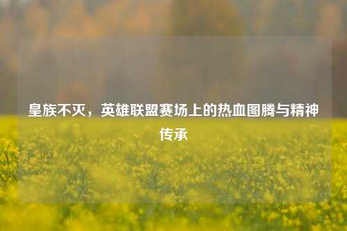 皇族不灭,英雄联盟赛场上的热血图腾与精神传承