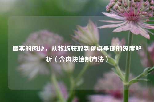 厚实的肉块，从牧场获取到餐桌呈现的深度解析（含肉块绘制 *** ）
