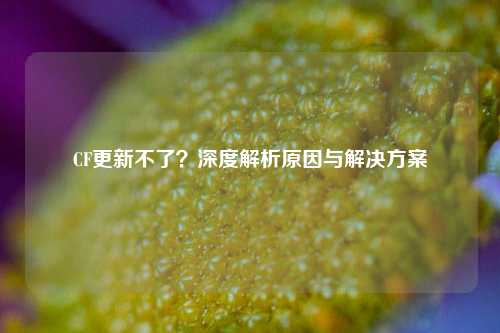 CF更新不了？深度解析原因与解决方案